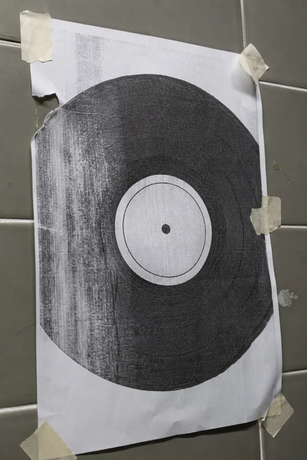 Cartel de Wermut und Vinyl