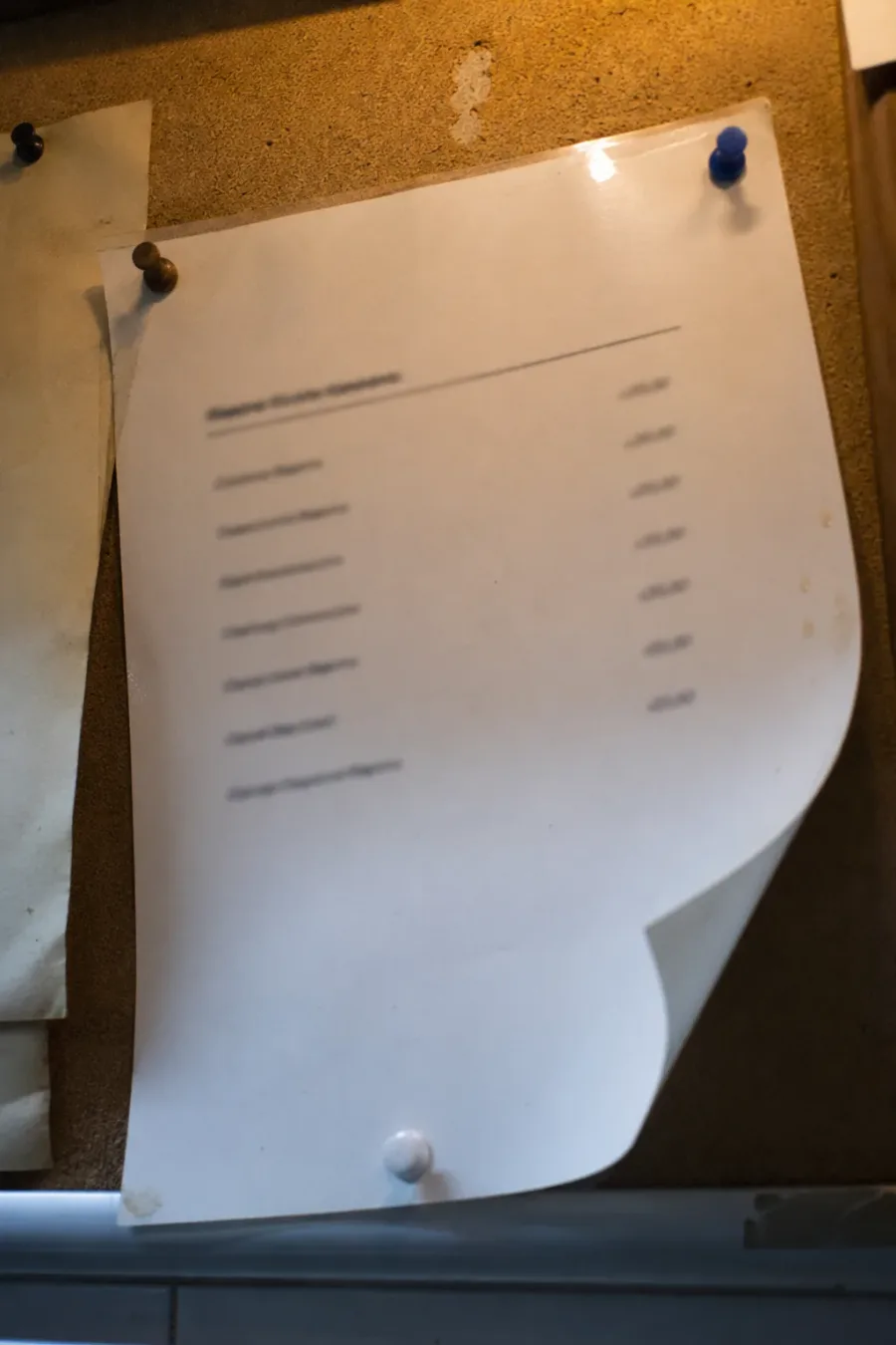 Our menu — page 4