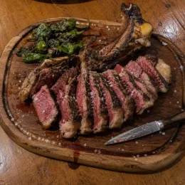 Aged beef chop