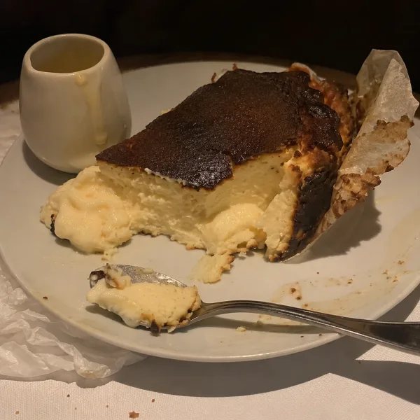 Tarta de queso de Idiazabal