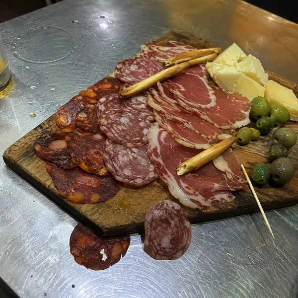 Tabla de embutidos ibéricos