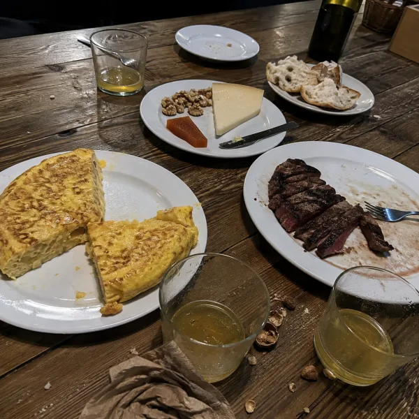 Sidrería-Menü