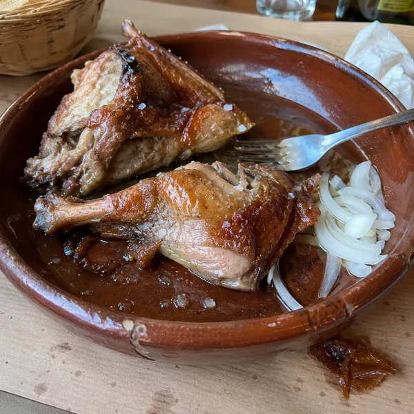 Lechazo asado (media)